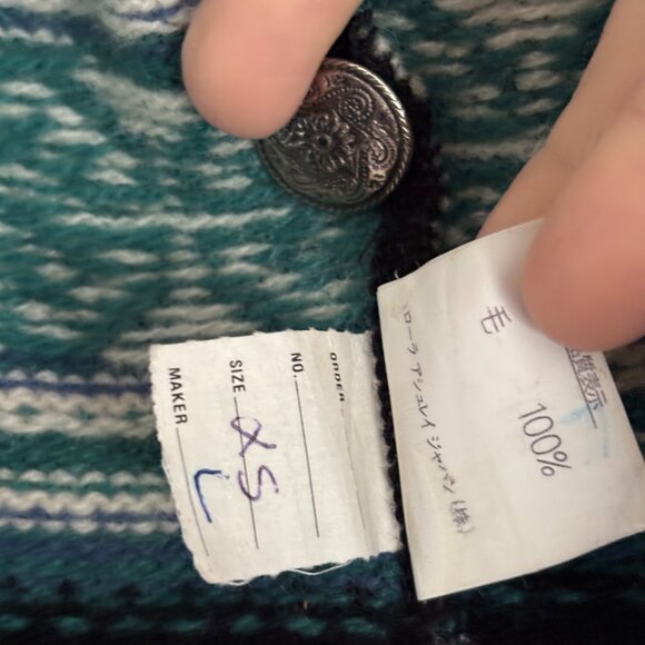 Gorgeous Laura Ashley Fair Isle Knit Cardigan - Picture 9 of 14
